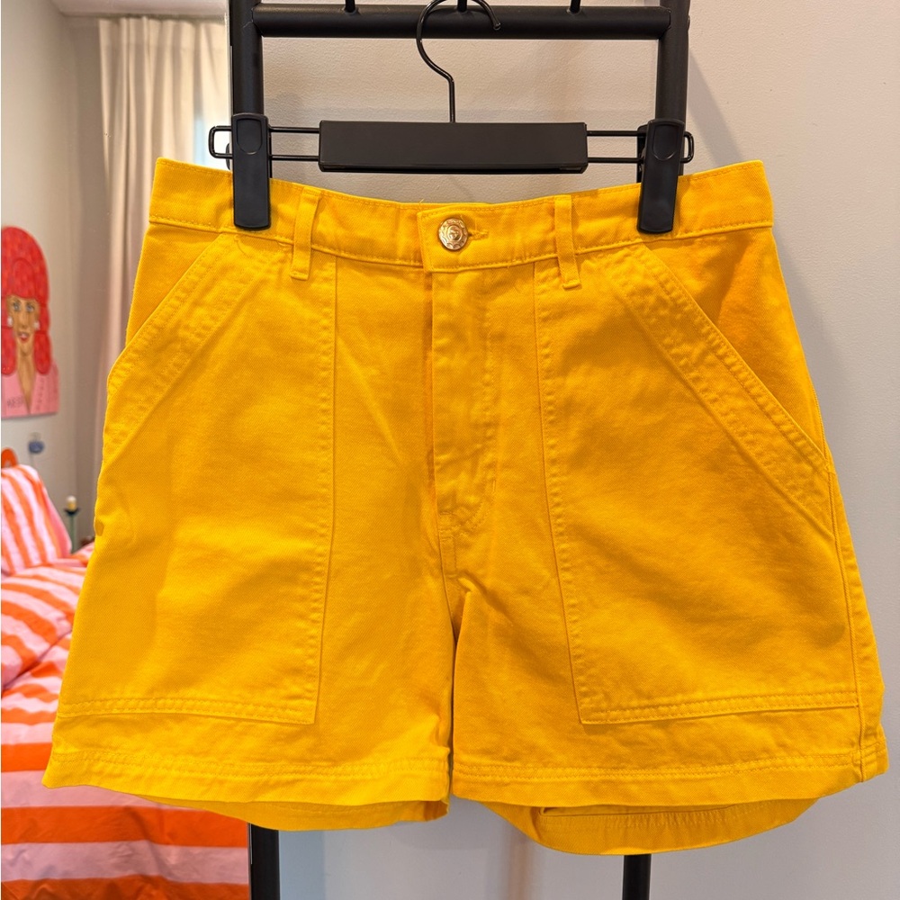 Big Bud Press Work Shorts Bright Yellow